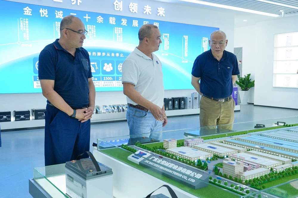 Multiple Leaders’ Inspection at JYC Battery Marketing Center