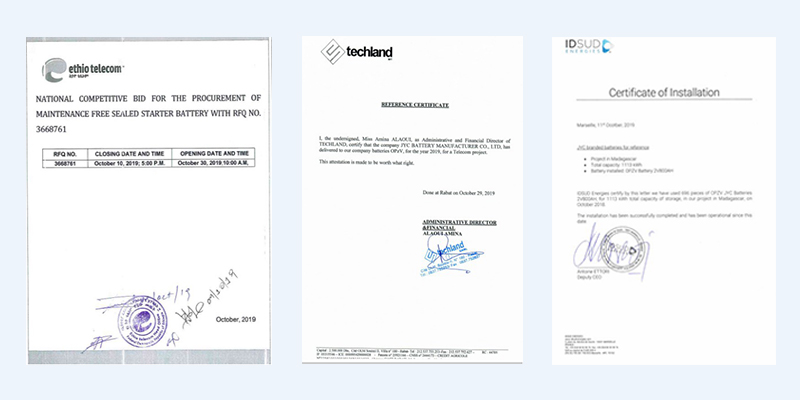 JYC OPzS battery Successfully used in Solar Project in Casablanca, Morocco