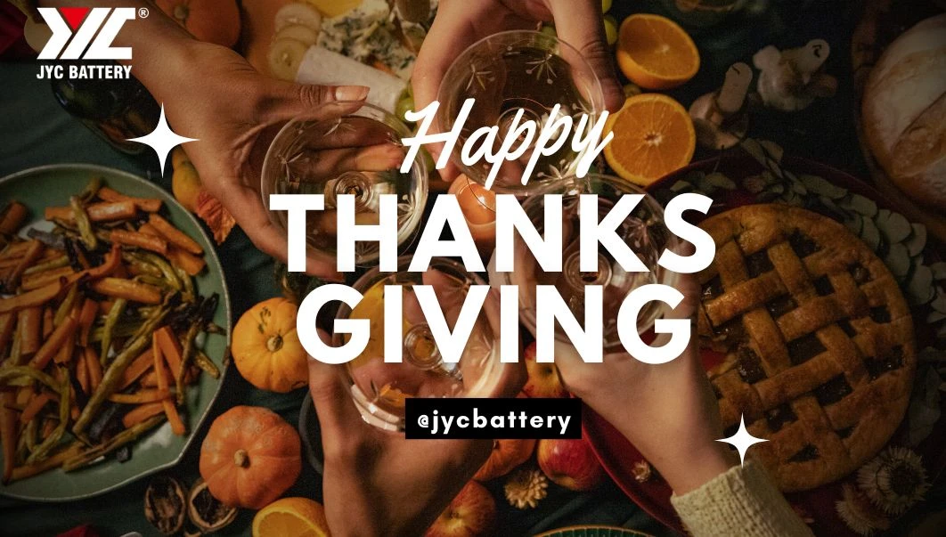 Happy Thanksgiving from JYC Battery