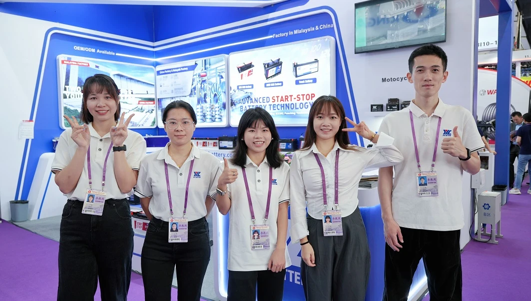 The First Day of JYC Battery in 136th Canton Fair