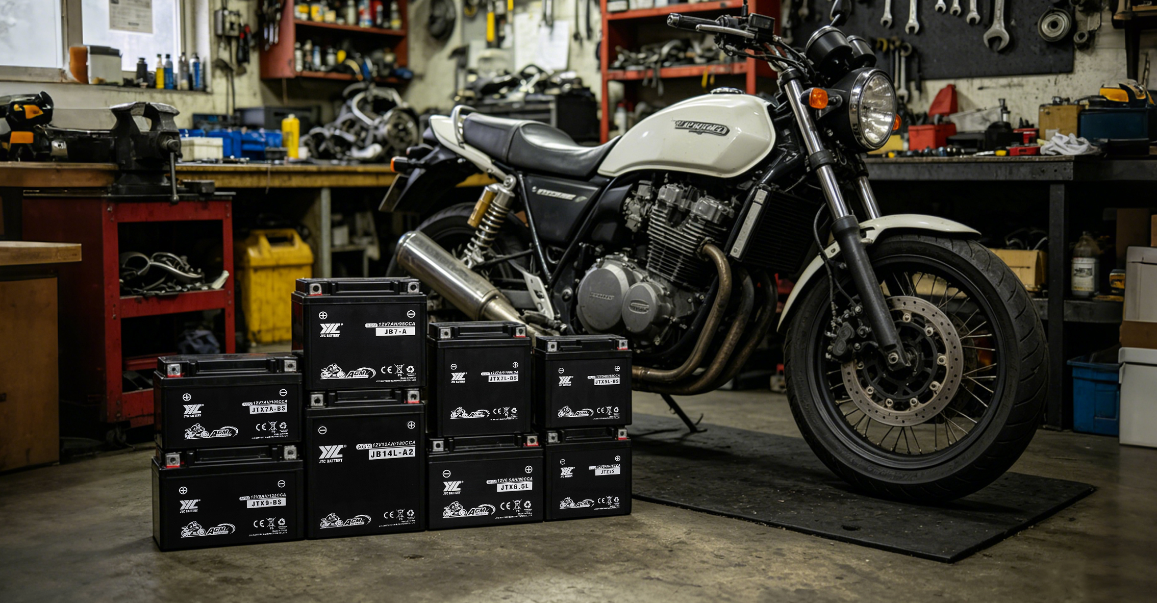 High-Performance Motorcycle Batteries (AGM Series):
