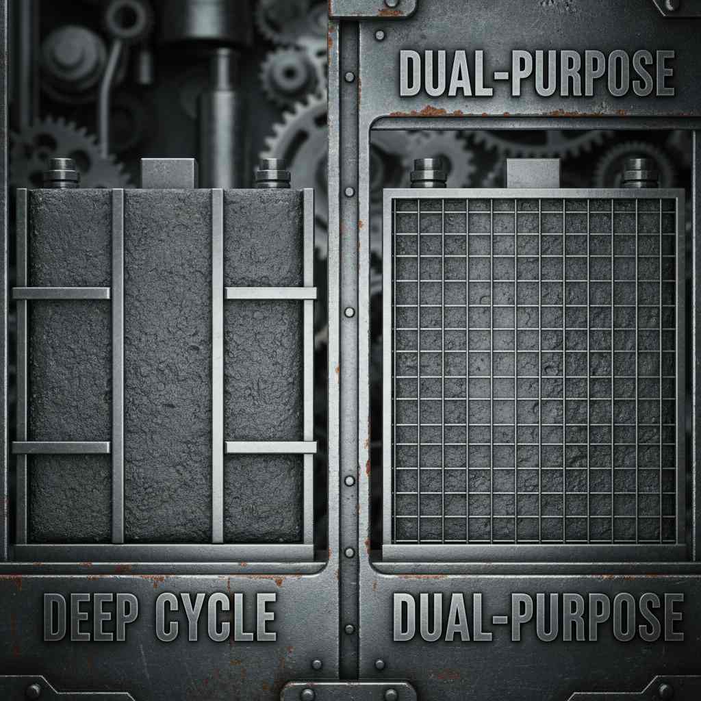 Dual-Purpose vs. Deep Cycle Batteries