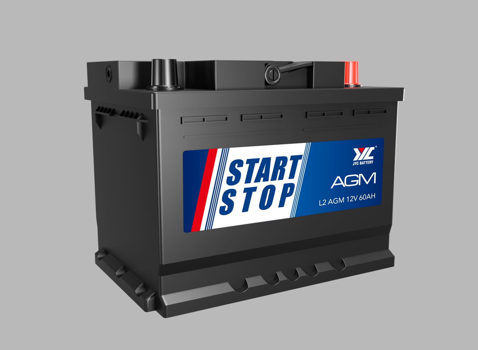 6-QTF-60 12V60AH - Batterie de voiture Start-Stop H5-60 AGM batterie  baterias batterie rechargeable à cycle profond automatique - JYC Battery