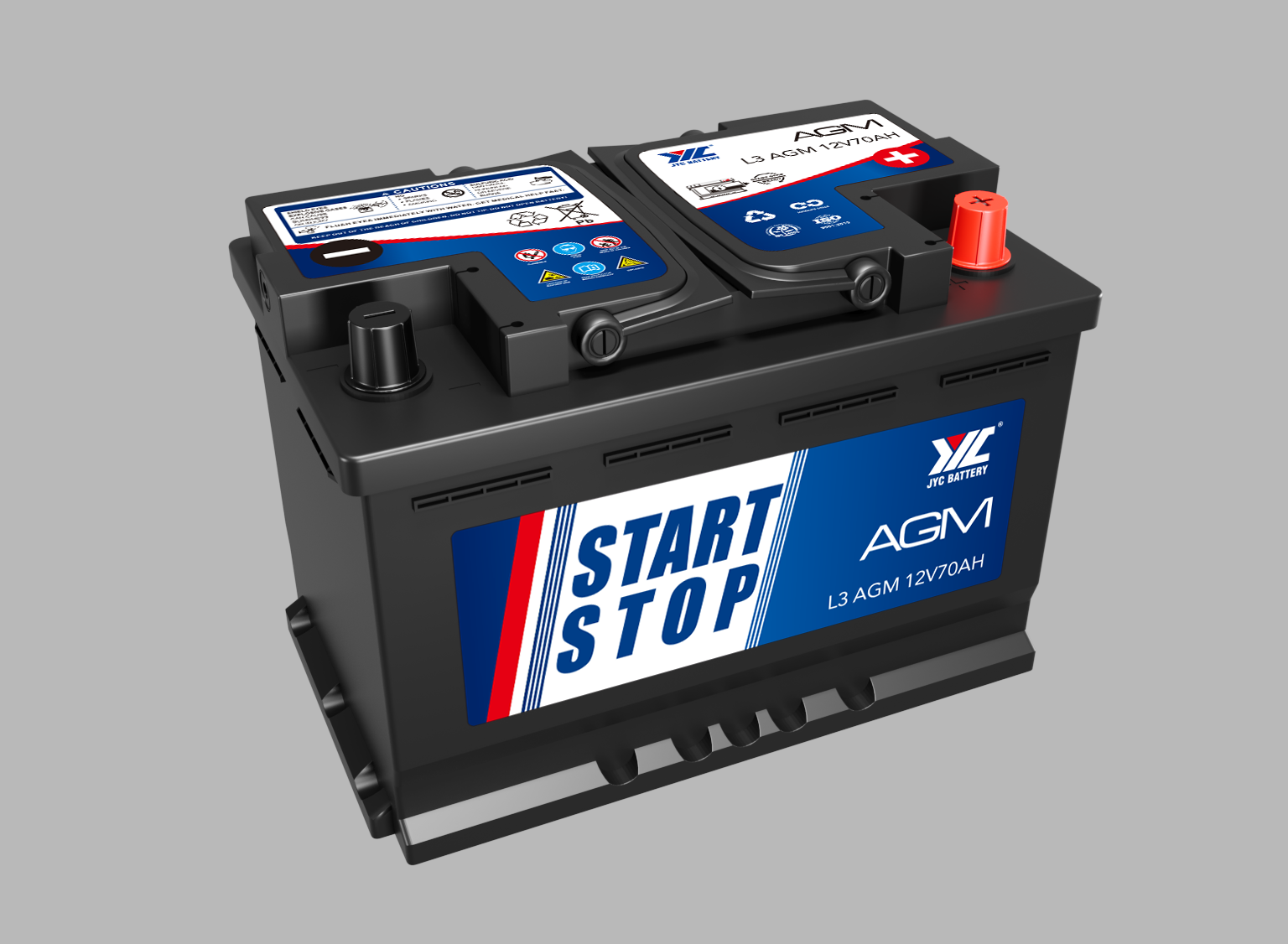 BATTERIE N°065 L3 AGM 12V 70AH START & STOP