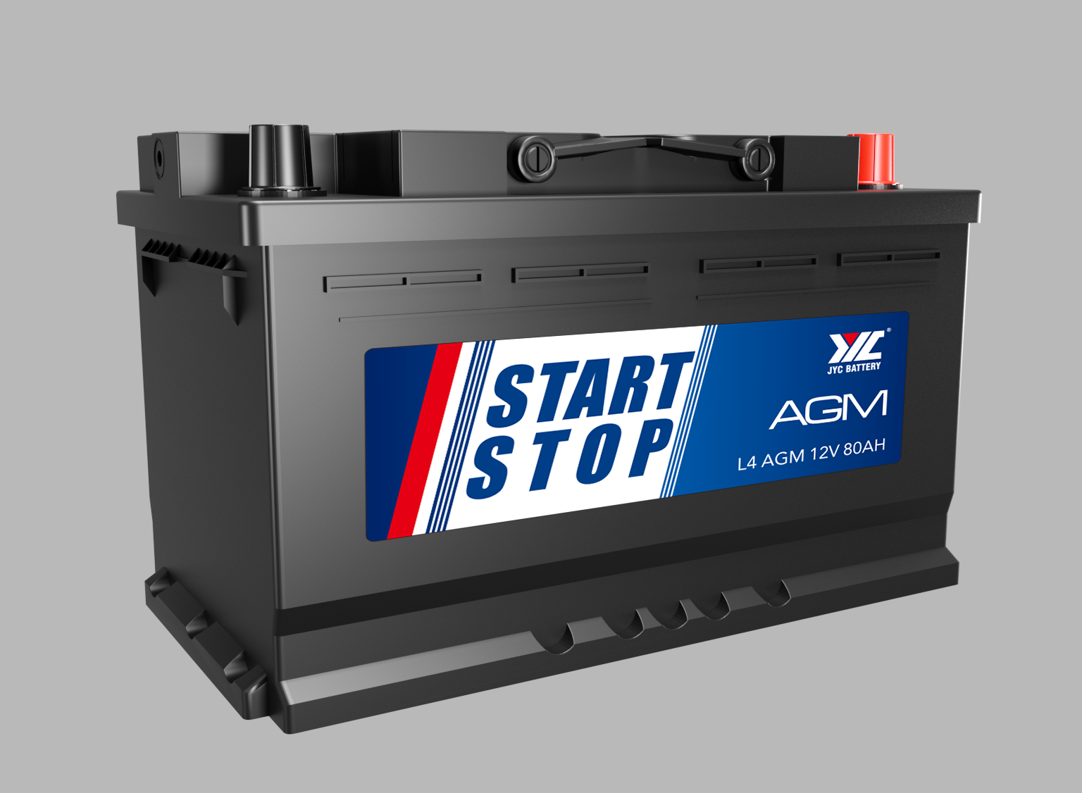 Ocean Maintenance Free Lead Acid AGM Automotive 12V 80ah Start Stop Battery  - China AGM Battery, Start-Stop Battery