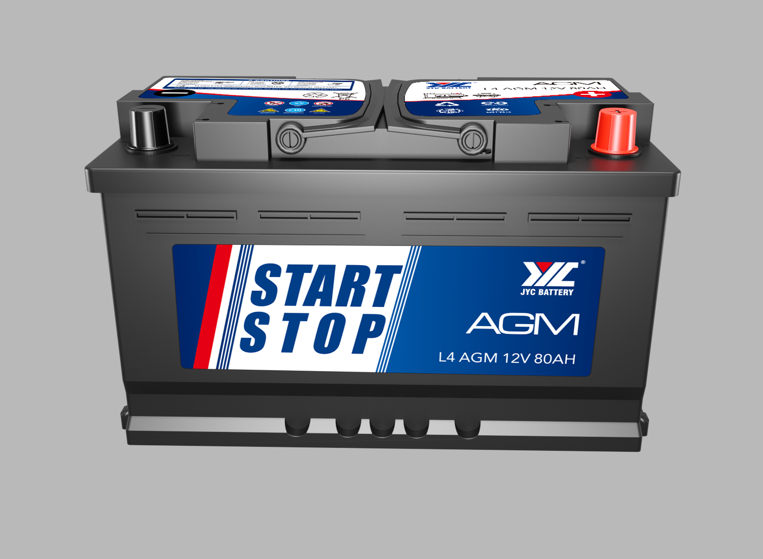 Solite Agm AGM Battery. AGM80. 80Ah 12V. Box L4 (314x174x189mm) - VT  BATTERIES