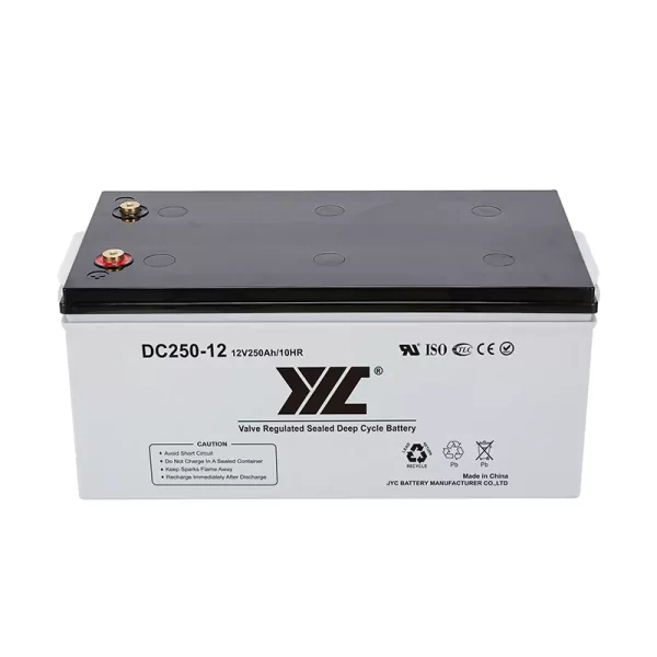 12V 250Ah lead acid deep cycle battery for telecommunication system