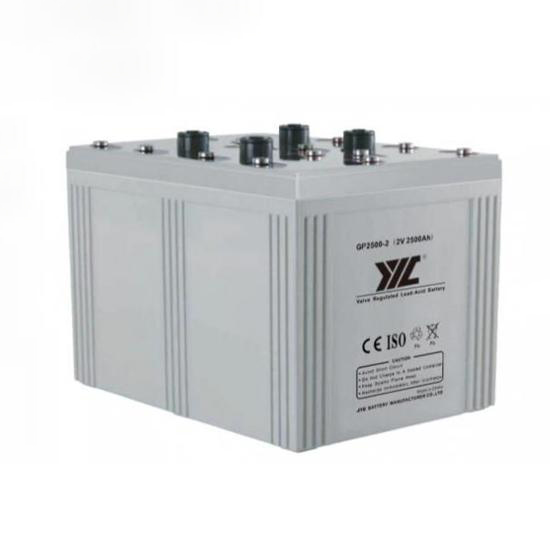 JYC 2 volt 2500ah agm solar battery