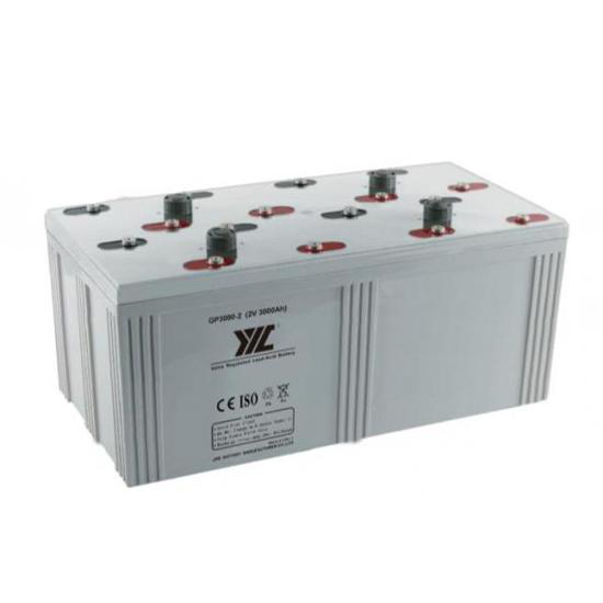 JYC 2 volt 3000ah agm deep cycle battery