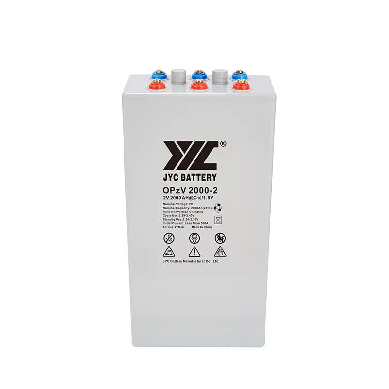 JYC 2v2000ah sunlight opzv gel battery