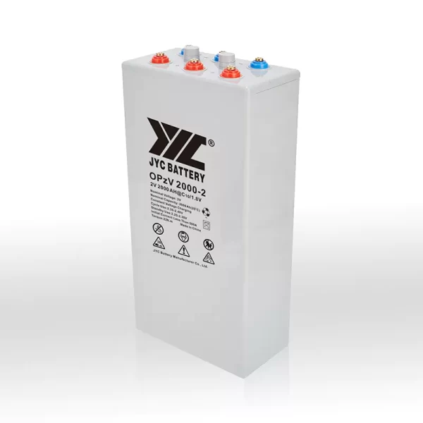 JYC 2v2000ah sunlight opzv gel battery