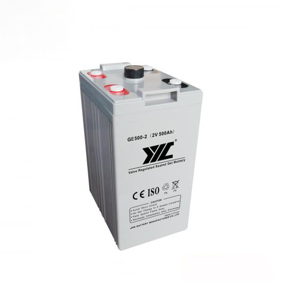 JYC 2 volt 500ah lead acid gel battery