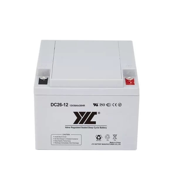 JYC 12V maintenance free deep cycle battery