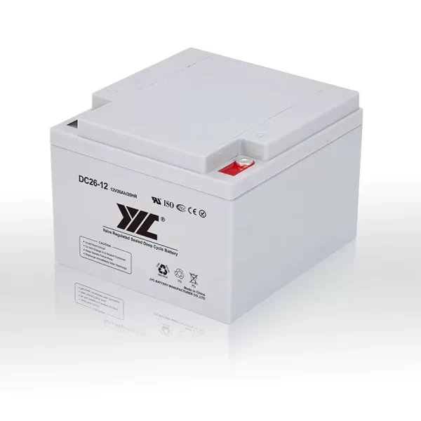 JYC 12V maintenance free deep cycle battery