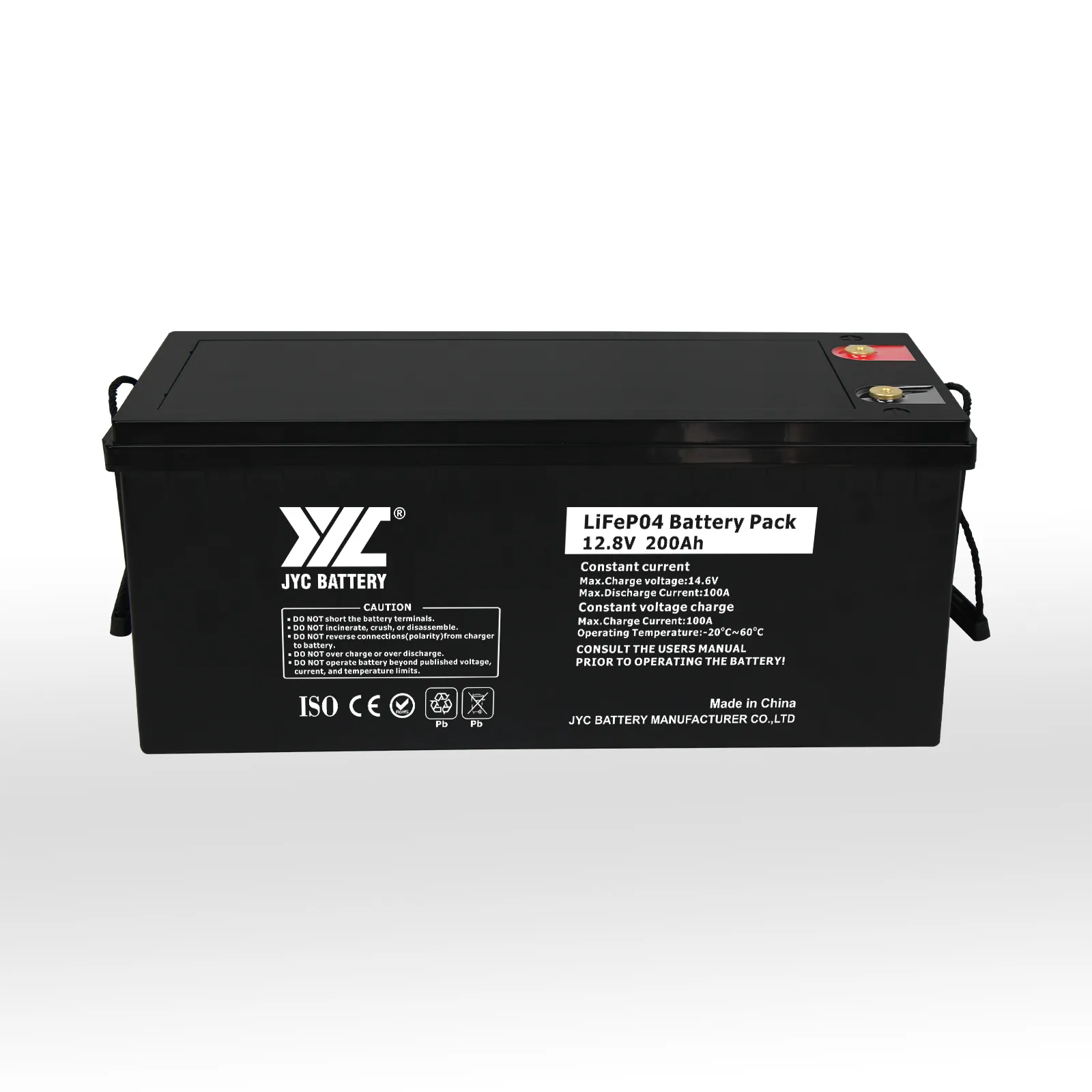 Pantalla LED de capacidad 12V 200Ah Batería de fosfato de hierro y