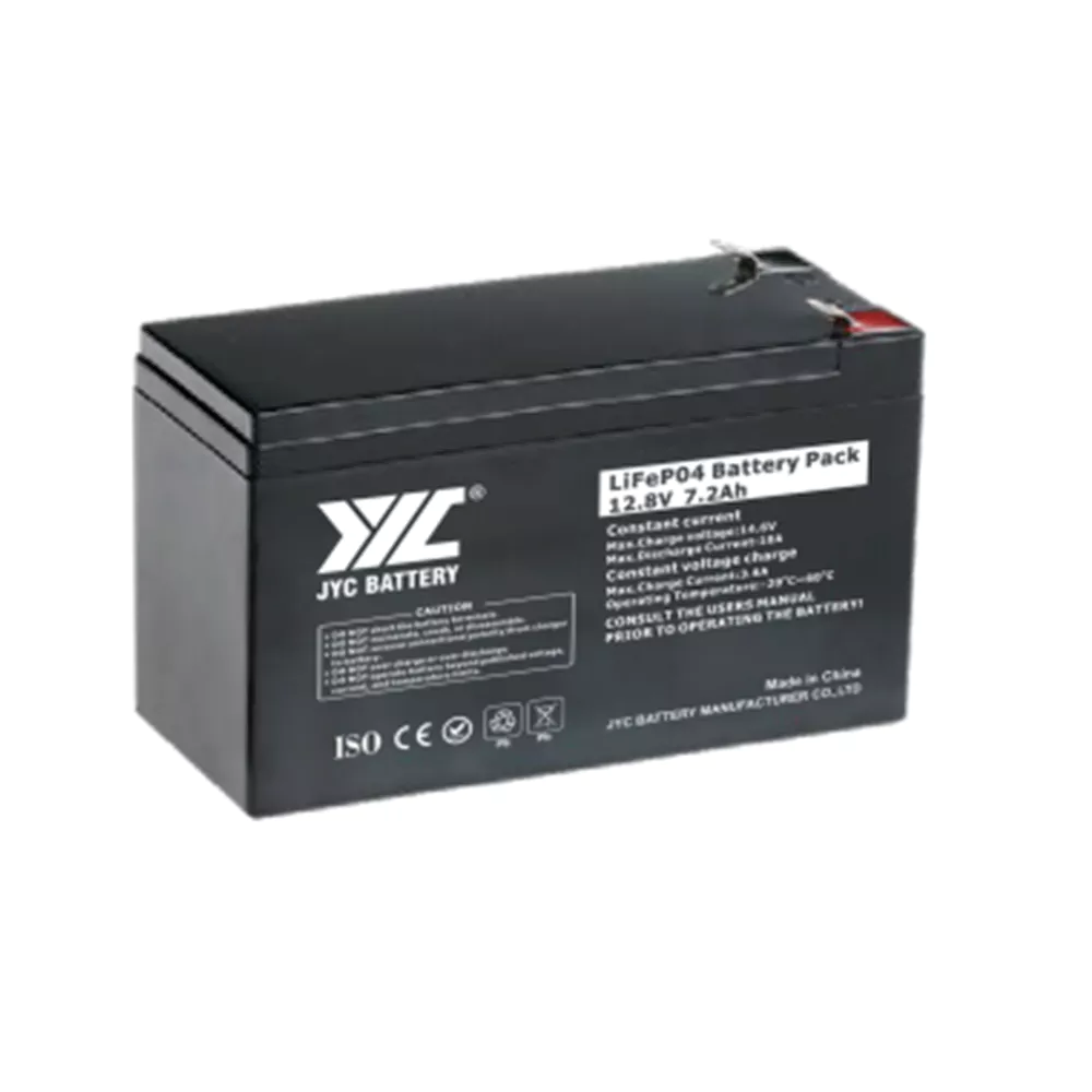 JYC LFP 12.8V7.2Ah lifepo lithium battery