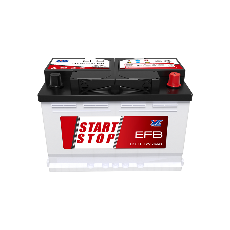 Q-Batteries Start-Stop EFB Autobatterie EFB70 12V 70Ah 600A