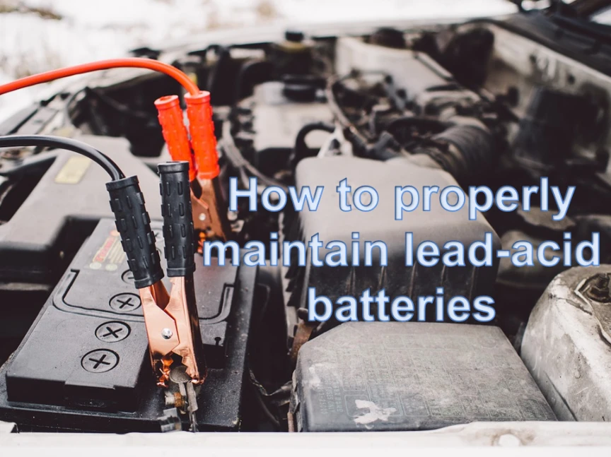 maintain lead-acid batteries